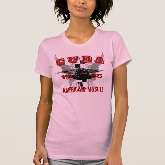 Cuda grafiska utslagsplatser 1966 t-shirt (Framsida)