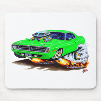 Cuda grön bil 1970 musmatta