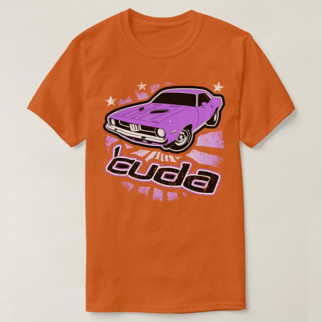 CUDA Plum Crazy T Shirt (Design framsida)