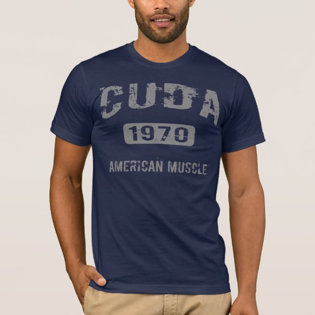 Cuda utslagsplatsskjorta 1970 tee shirt (Framsida)