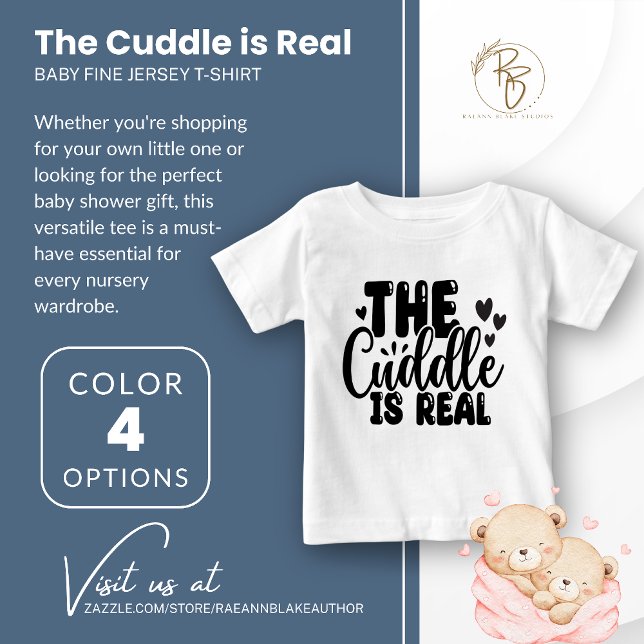 Cuddle är Real Baby Bra Jersey T-Shirt (Skapare uppladdad)