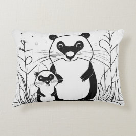 Cuddle & Gnaw Pillow - Adsible Beaver Duo Prydnadskudde