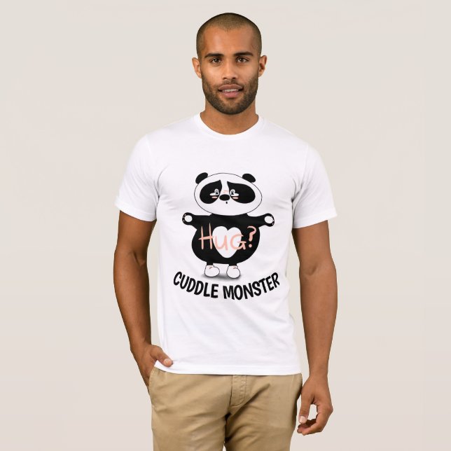 CUDDLE MONSTER, Panda Bear T-shirts (Hel framsida)