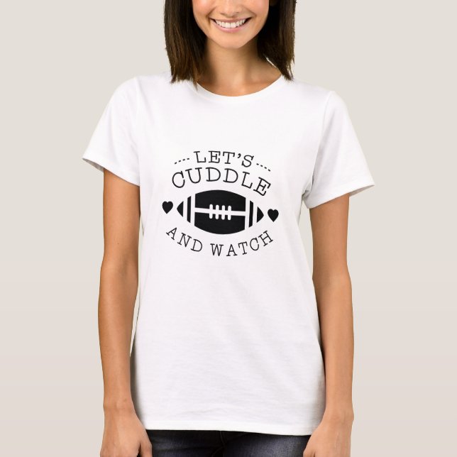 Cuddle och Football T Shirt (Framsida)