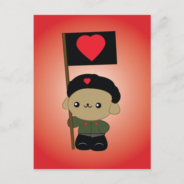 Cuddle Revolution Puppy-vykort Vykort (Framsida)