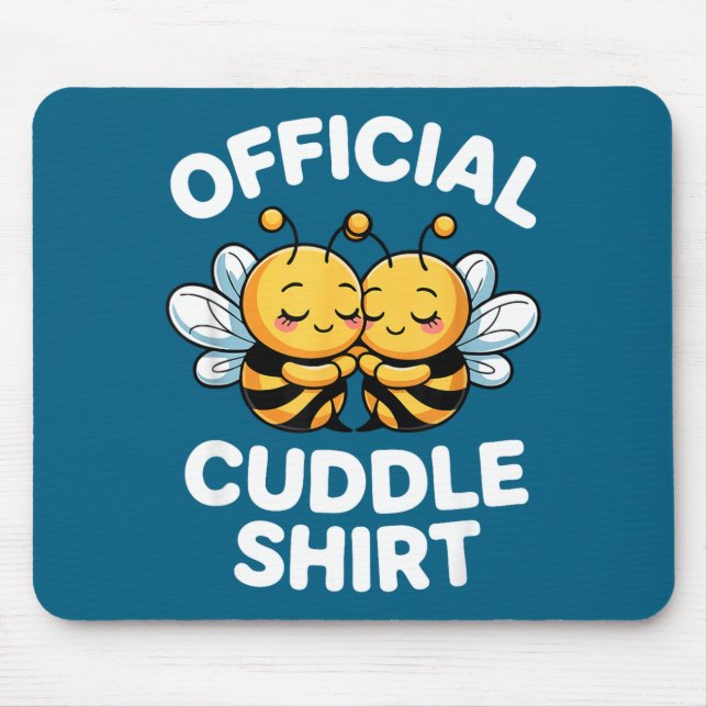 Cuddle Shirt Cute Bees Funny Cozy Couple  Musmatta (Framsidan)