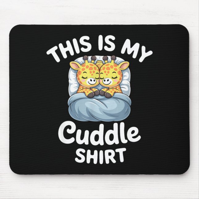 Cuddle Shirt Cute Giraffes Funny Cozy  Musmatta (Framsidan)