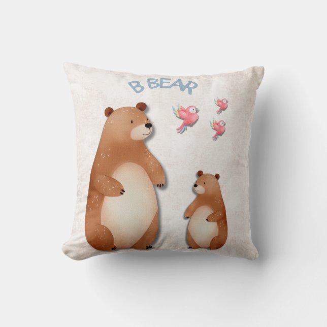 Cuddle up: Adsible Bear-Thned Nursery Design Kudde (Framsida)