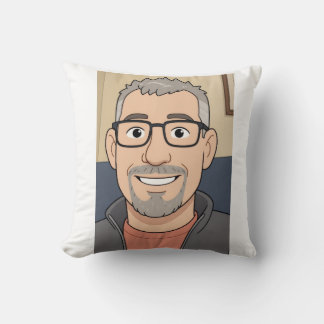 Cuddle up to Old Man Phil with this pillow Kudde