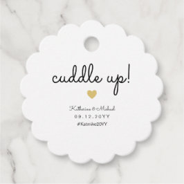 Cuddle Up Winter Wedasjolles Blanket eller Shawl Gåvor Etiketter