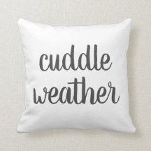 Cuddle väder Dekorativ kudde