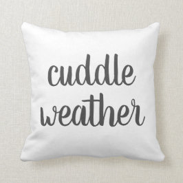 Cuddle väder Dekorativ kudde