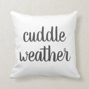Cuddle väder Dekorativ kudde
