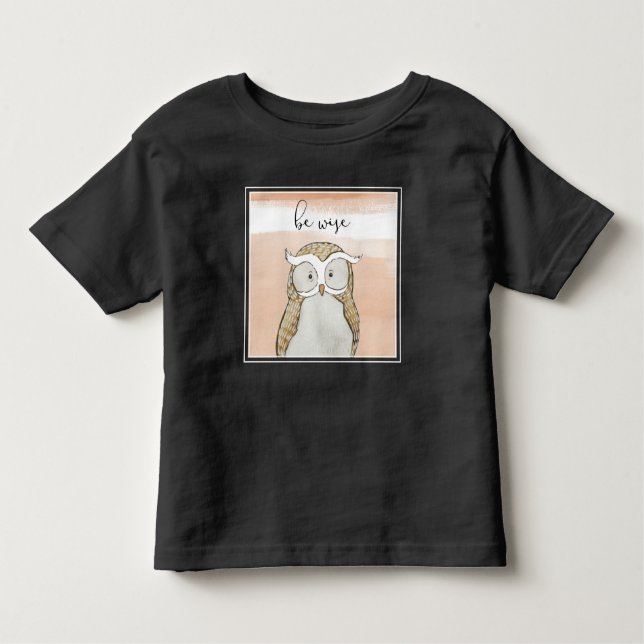 Cuddlies Uggla | Var god T Shirt (Framsida)