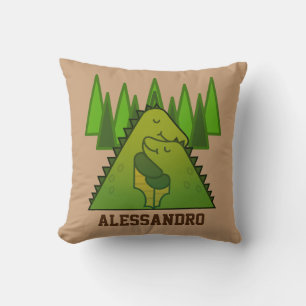 Cuddling Dinosaurs Dekorativ kudde