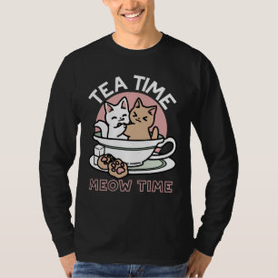 Cuddling Kattunge i en Kopp - Aktiv tid T Shirt