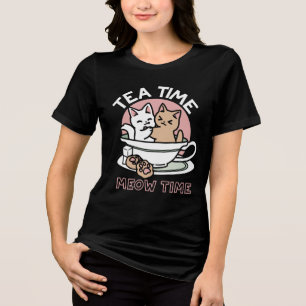 Cuddling Kattunge i en Kopp - Aktiv tid T Shirt