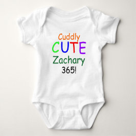 Cudely Cute 365 Infant Shirt Personalize NAMN Tröja