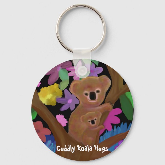 Cudely Koala Hugs Keychains Nyckelring (Framsida)