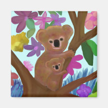 Cudely Koalas Magnet