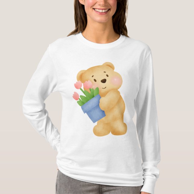 Cudely Teddy Stil T Shirt (Framsida)