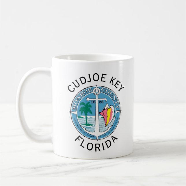 Cudjoe Nyckel - Florida Nycklar Kaffemugg (Vänster)