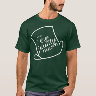 Cue de Jaunty Music-Jacken Top hat White T Shirt