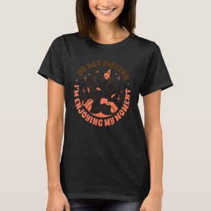 Cue Katt Djur Som Gör Yoga T Shirt