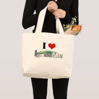 CUE Los Angeles Jumbo Tote Bag Jumbo Tygkasse