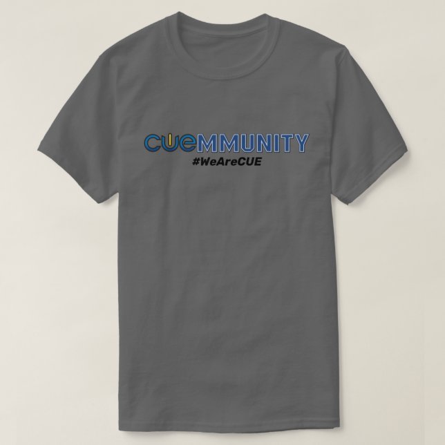 CUE-MMUNITY T-Shirt (Design framsida)