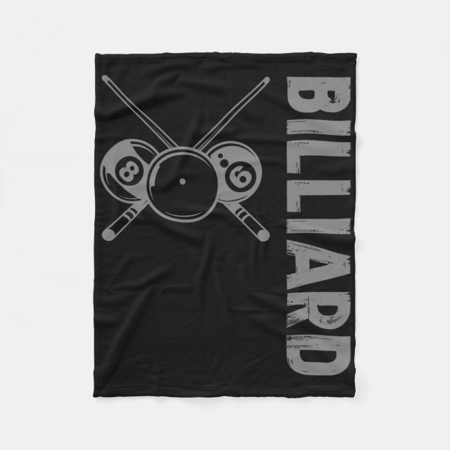 Cue Sports Clic Billiards Fleecefilt (Framsidan)