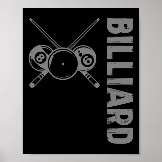 Cue Sports Clic Billiards Poster (Framsidan)