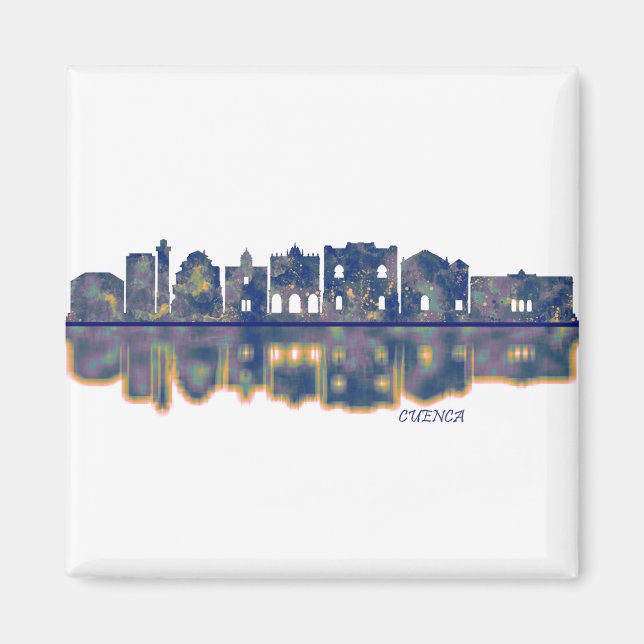 Cuenca Skyline Magnet (Framsidan)
