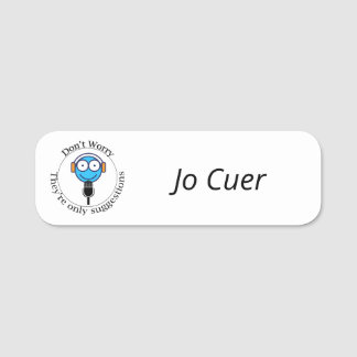 Cuer Name Badge (They're only suggestions) Namnbricka