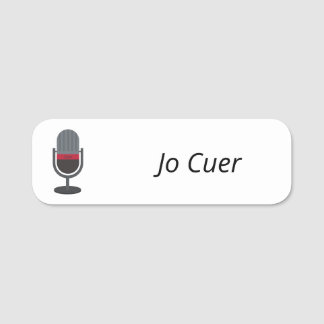 Cuer Namn-märke Namnbricka