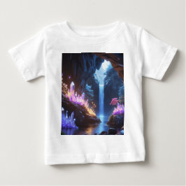 Cueva de cristal con cascada mágica t shirt