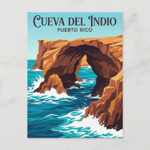 Cueva del Indio Puerto Rico Vykort