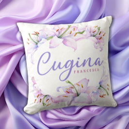 Cugina Lilies - gåva till kusin Kudde
