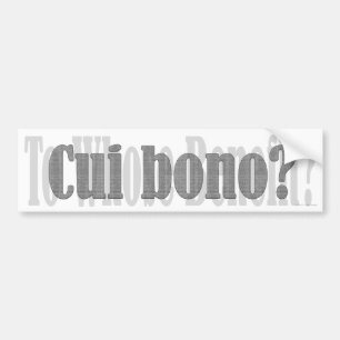 Cui bono? bildekal
