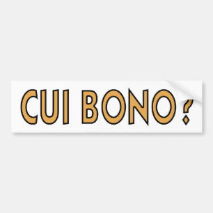 Cui Bono Bildekal