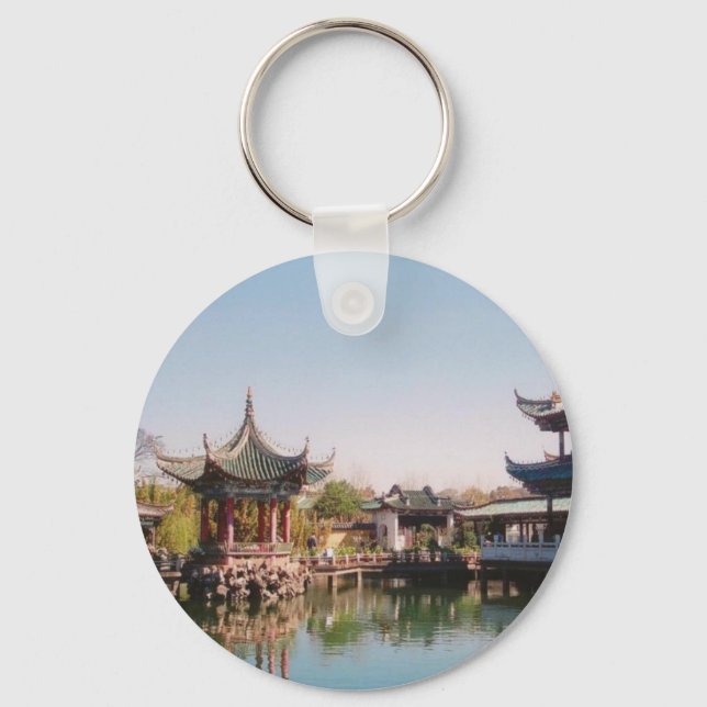 Cui Hu Qiu Bo i staden Kun Ming Nyckelring (Framsida)