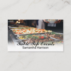 Cuisine för catering visitkort