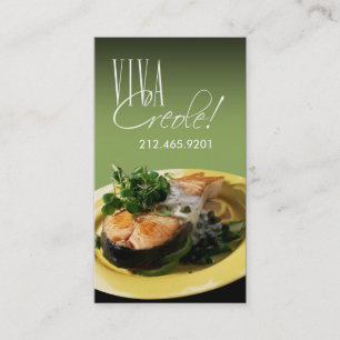 Cuisine för restaurangcateringEateries Visitkort