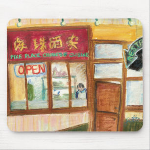 Cuisine Mousepad (Pike Ställe Seattle) Musmatta