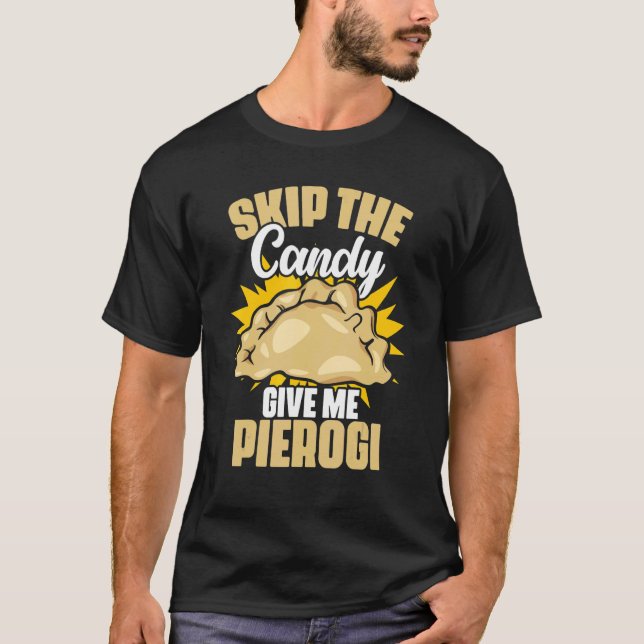 Cuisineet Food Humor för en Pierogi Dumpling T Shirt (Framsida)