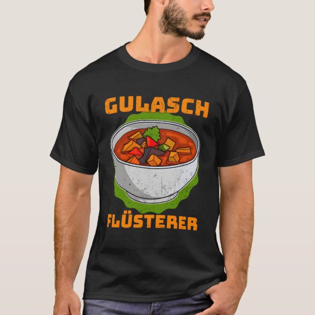Cuisineet Goulash Hungary National Dacker Hungary T Shirt (Framsida)