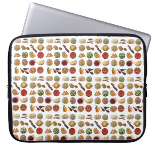 Cuisineet India Illustration (indisk Mat) Laptop Fodral