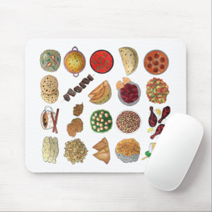 Cuisineet India Illustration (indisk Mat) Musmatta
