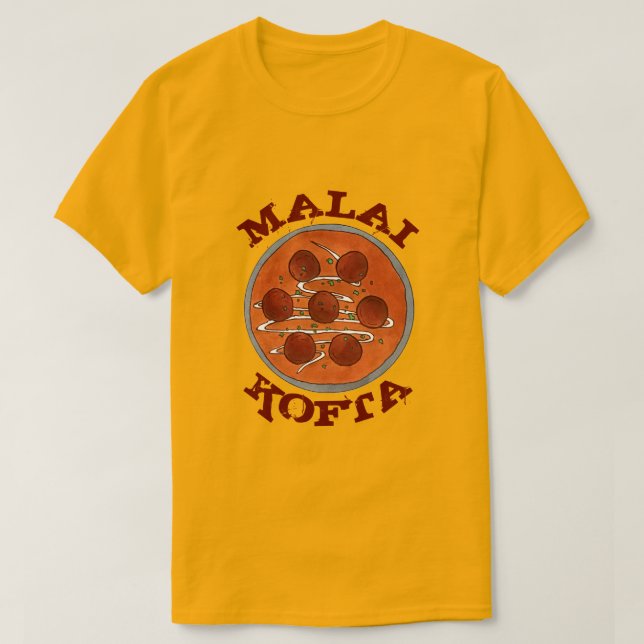 Cuisineet Malai Kofta Vegetarian Dish T Shirt (Design framsida)