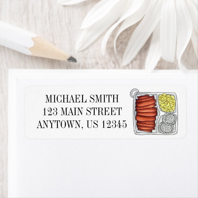 Cuisineet Plate Lunch Ris Macaroni Salad Returadress Etikett (Insitu)